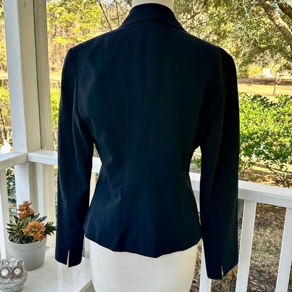 Lafayette 148 New York 2-Button Navy Blazer - Picture 2 of 5